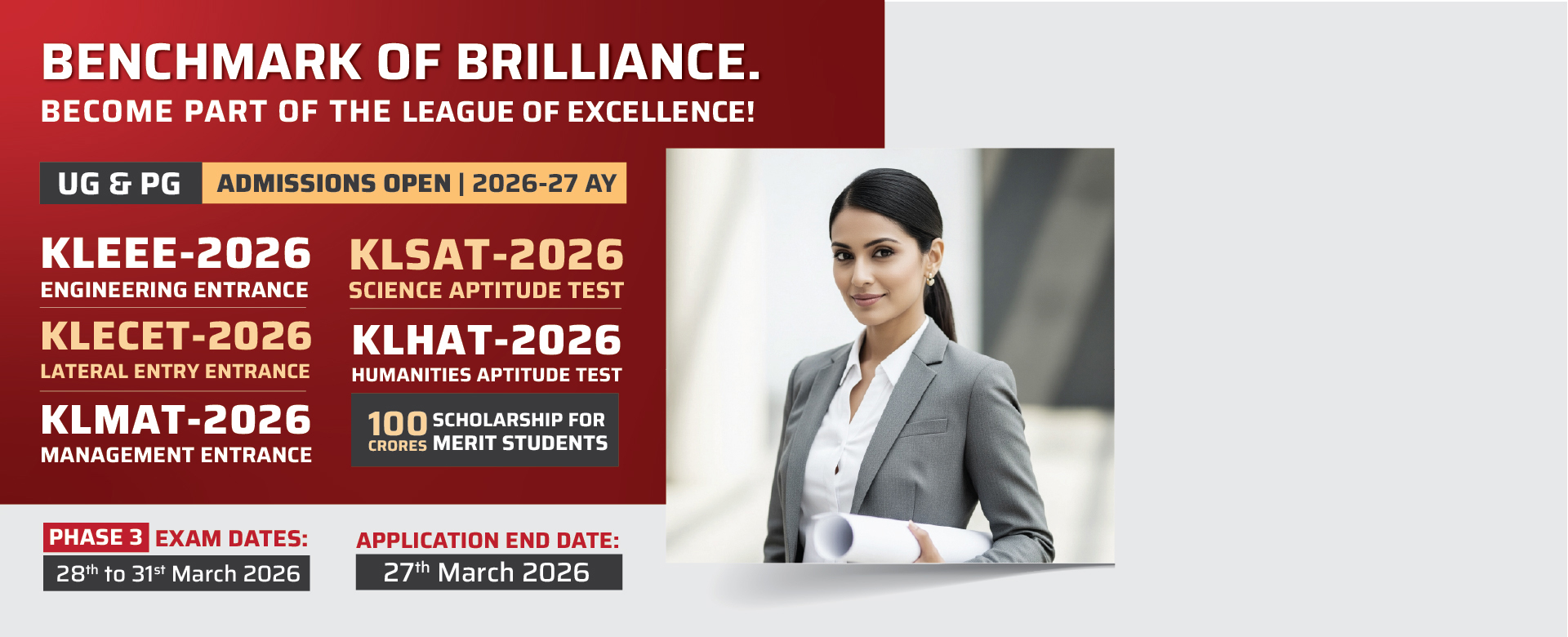 B.Tech, UG & PG Admissions 2026-27 AY 